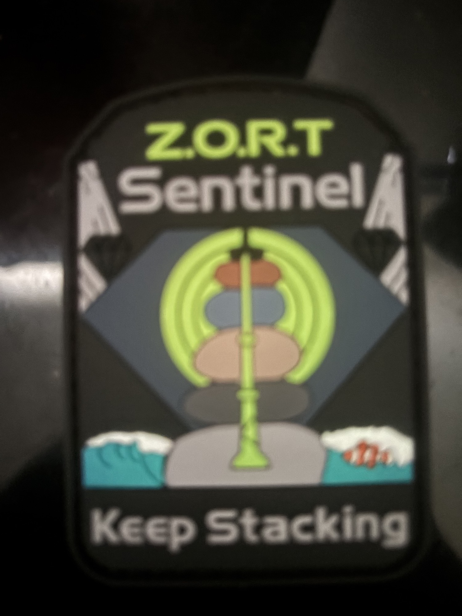 Z.O.R.T Sentinel PVC Patch Keep Stacking design